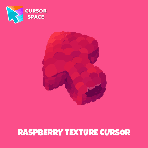 Raspberry Texture cursor arrow cursor